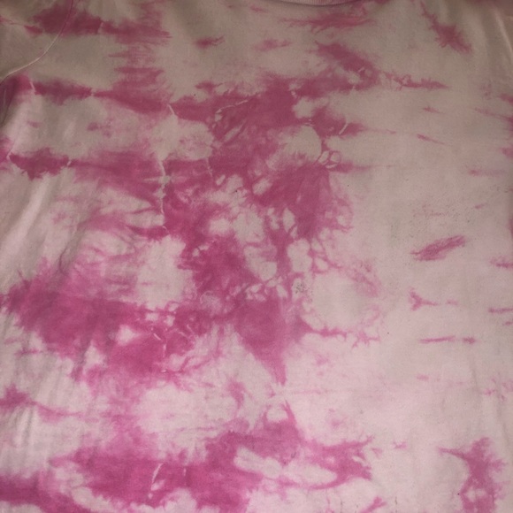 Pink tie dye T-shirt - Picture 2 of 3